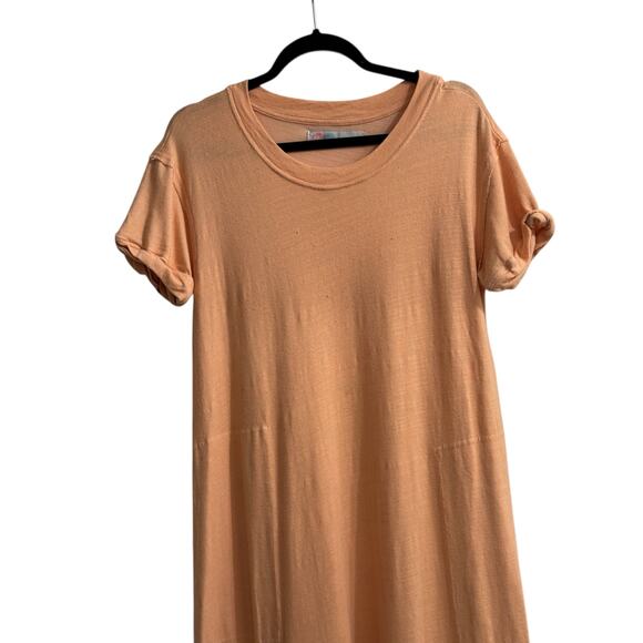 Free People Peach Midi Dress - Picture 3 of 8